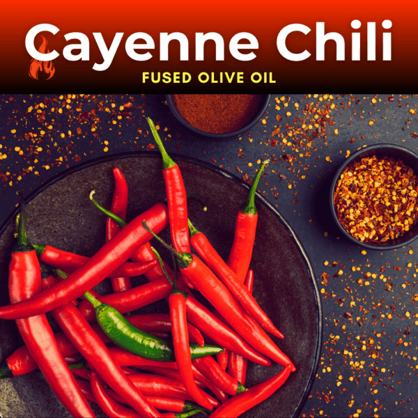 Cayenne Whole Pepper Fused Olive Oil