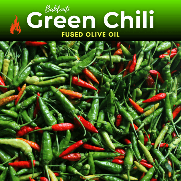 Green Chili Whole Pepper Fused Olive Oil